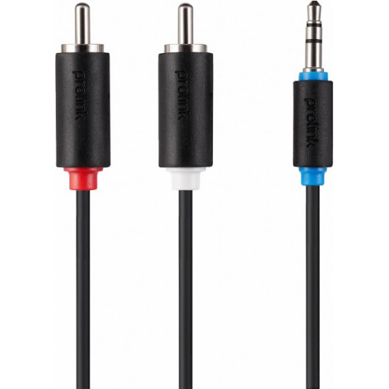 Кабель ProLink 3.5 мм St - 2 RCA 5 м (PB103-0500) Кабель ProLink 3.5 мм St - 2 RCA 5 м (PB103-0500)