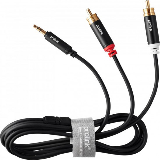 ProLink 3.5 мм Stereo Plug - 2xRCA Plugs 1.5 м (HMM103-0150)