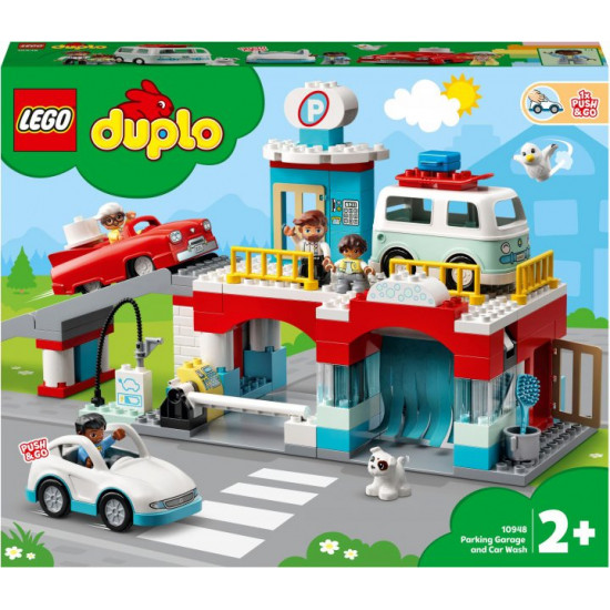 Конструктор LEGO DUPLO Гараж та автомийка 112 деталей (10948)