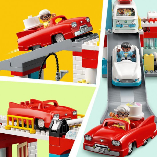 Конструктор LEGO DUPLO Гараж та автомийка 112 деталей (10948)