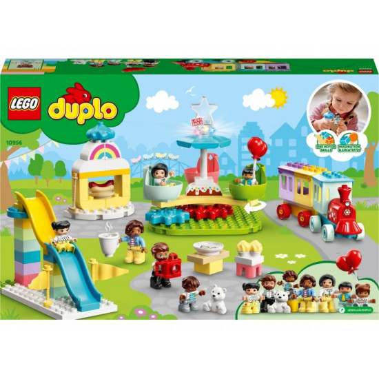 Конструктор LEGO DUPLO Парк розваг 95 деталей (10956) Конструктор LEGO DUPLO Парк розваг 95 деталей (10956)