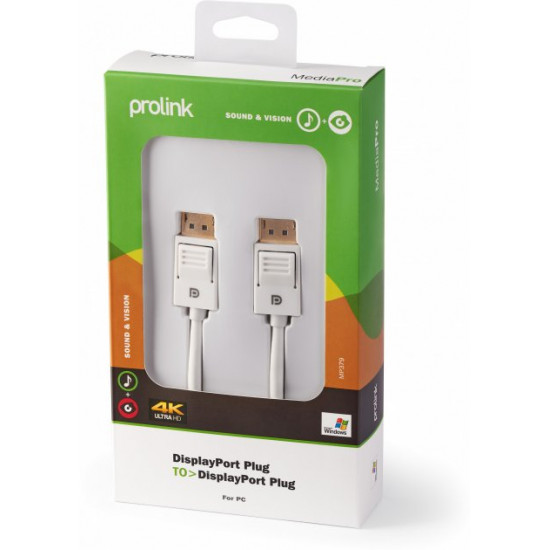 Кабель ProLink DisplayPort M/M 2 м (MP379) Кабель ProLink DisplayPort M/M 2 м (MP379)