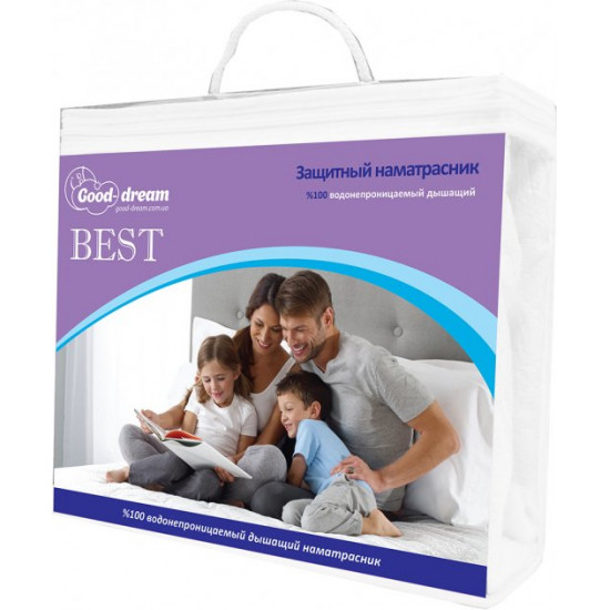 Наматрацник Good-Dream Best Водонепроникний 160х190 (GDBESTE160190) Наматрацник Good-Dream Best Водонепроникний 160х190 (GDBESTE160190)