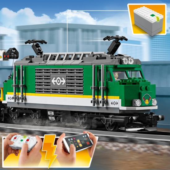 Конструктор LEGO City Товарний поїзд 1226 деталей (60198) (5702016109795)