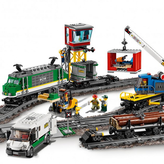 Конструктор LEGO City Товарний поїзд 1226 деталей (60198) (5702016109795)
