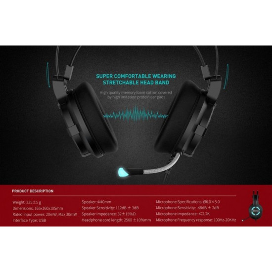 Наушники игровые HAVIT HV-H2212U GAMING Наушники игровые HAVIT HV-H2212U GAMING