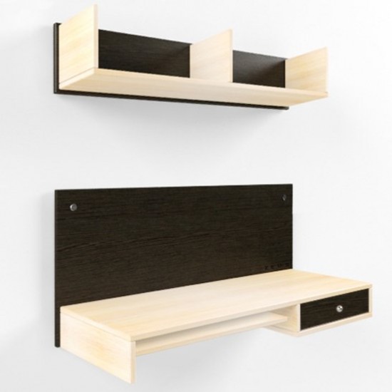 Навісний стіл AirTable R1 Kit Comfy-Home венге+дуб молочний Навісний стіл AirTable R1 Kit Comfy-Home венге+дуб молочний