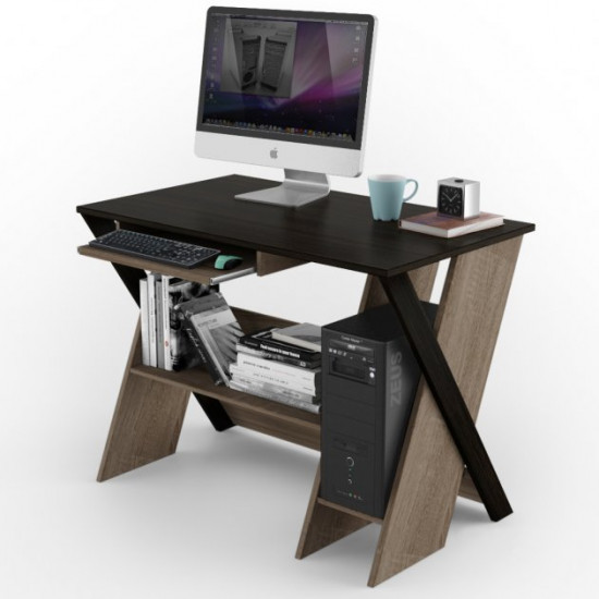 Комп'ютерний стіл Zhuk Comfy-Home венге+трюфель Комп'ютерний стіл Zhuk Comfy-Home венге+трюфель