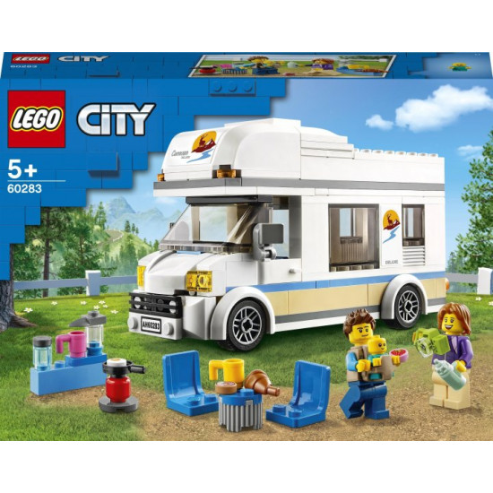Конструктор LEGO City Great Vehicles Каникулы в доме на колесах 190 деталей (60283) Конструктор LEGO City Great Vehicles Каникулы в доме на колесах 190 деталей (60283)