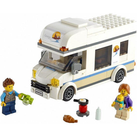 Конструктор LEGO City Great Vehicles Каникулы в доме на колесах 190 деталей (60283) Конструктор LEGO City Great Vehicles Каникулы в доме на колесах 190 деталей (60283)