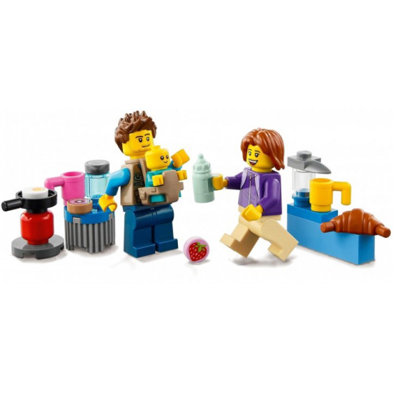 Конструктор LEGO City Great Vehicles Каникулы в доме на колесах 190 деталей (60283) Конструктор LEGO City Great Vehicles Каникулы в доме на колесах 190 деталей (60283)