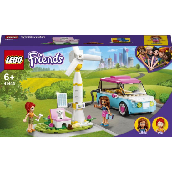 Конструктор LEGO Friends Електромобіль Олівії 183 деталей (41443) Конструктор LEGO Friends Електромобіль Олівії 183 деталей (41443)