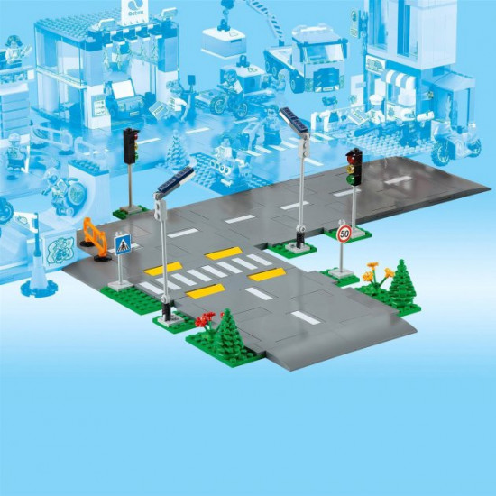 Конструктор LEGO City Town Дорожні плити 112 деталей (60304) Конструктор LEGO City Town Дорожні плити 112 деталей (60304)