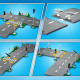 Конструктор LEGO City Town Дорожні плити 112 деталей (60304) Конструктор LEGO City Town Дорожні плити 112 деталей (60304)