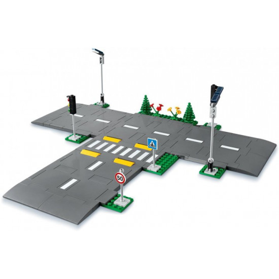 Конструктор LEGO City Town Дорожні плити 112 деталей (60304) Конструктор LEGO City Town Дорожні плити 112 деталей (60304)