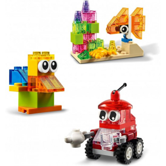 Конструктор LEGO Classic Прозорі кубики для творчості 500 деталей (11013) Конструктор LEGO Classic Прозорі кубики для творчості 500 деталей (11013)