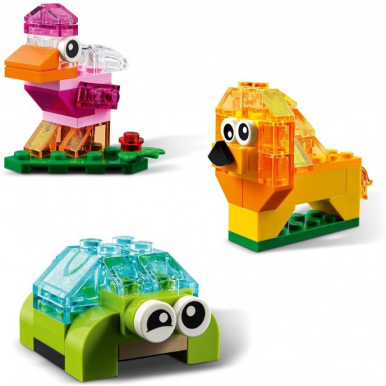 Конструктор LEGO Classic Прозорі кубики для творчості 500 деталей (11013) Конструктор LEGO Classic Прозорі кубики для творчості 500 деталей (11013)
