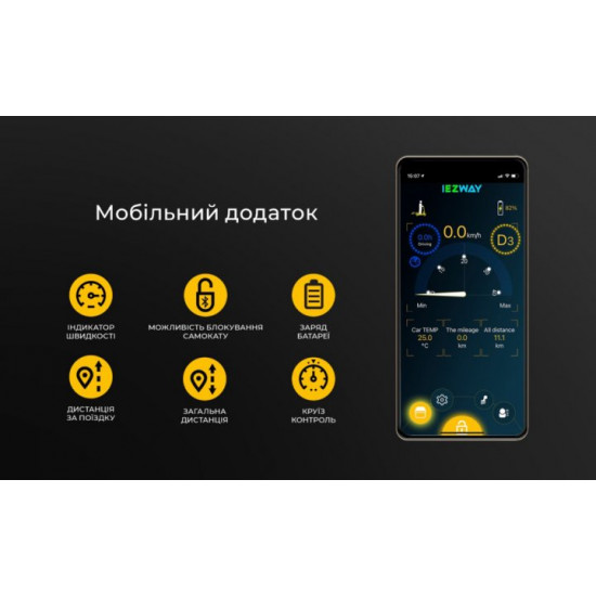 Електросамокат Gemix GM6 Dark Grey (GM6DG) Електросамокат Gemix GM6 Dark Grey (GM6DG)