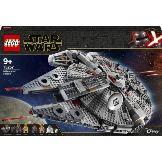 Конструктор LEGO Star Wars Сокіл Тисячоліття 1351 деталь (75257)