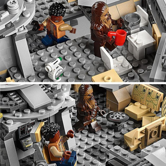 Конструктор LEGO Star Wars Сокіл Тисячоліття 1351 деталь (75257)