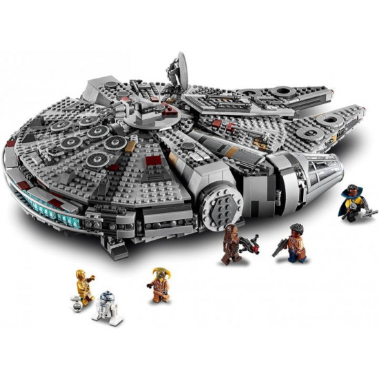 Конструктор LEGO Star Wars Сокіл Тисячоліття 1351 деталь (75257)