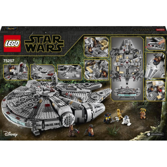 Конструктор LEGO Star Wars Сокіл Тисячоліття 1351 деталь (75257)