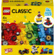 Конструктор LEGO Classic Кубики та колеса 653 деталі (11014)