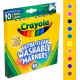 Набор маркеров Crayola Ultra Clean Washable Markers 10 штук (58-7851) Набор маркеров Crayola Ultra Clean Washable Markers 10 штук (58-7851)