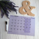 Магнитный календарь на холодильник FUN ERA “Lavanda” А4 (30х20 cm) (625) Магнитный календарь на холодильник FUN ERA “Lavanda” А4 (30х20 cm) (625)
