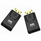 Перехідник U&P DisplayPort - HDMI 4K 0.1 м Black (WAZ-HD82-BK)