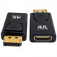 Перехідник U&P DisplayPort - HDMI 4K 0.1 м Black (WAZ-HD82-BK)