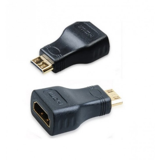 Перехідник mini HDMI(тато) - HDMI(мама) (02406) Перехідник mini HDMI(тато) - HDMI(мама) (02406)