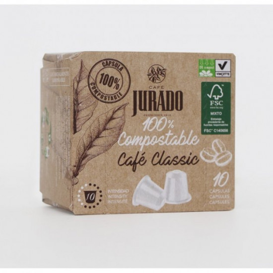 Кава в капсулах Jurado Nespresso Classic BIO Кава в капсулах Jurado Nespresso Classic BIO
