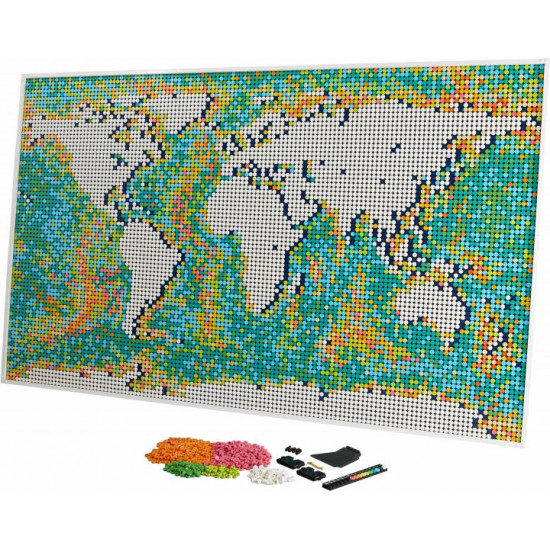 Конструктор LEGO Art Карта світу 11695 деталей (31203) Конструктор LEGO Art Карта світу 11695 деталей (31203)