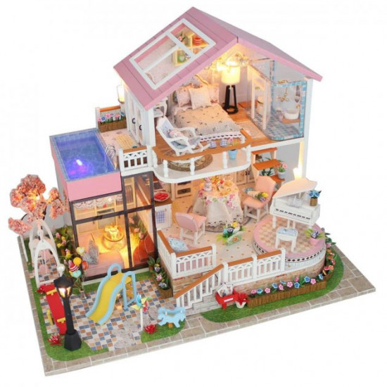 Румбокс 3D Интерьерный конструктор DIY House Hongda craft «Мечта принцессы» (13846) Румбокс 3D Интерьерный конструктор DIY House Hongda craft «Мечта принцессы» (13846)