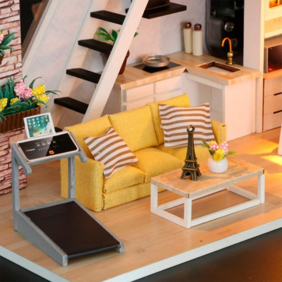 3D Румбокс Интерьерный конструктор DIY House Hongda craft «Современная жизнь» (M038) 3D Румбокс Интерьерный конструктор DIY House Hongda craft «Современная жизнь» (M038)