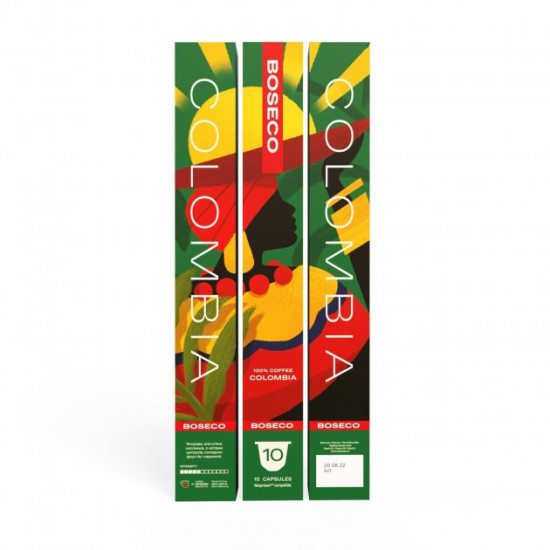 Кава в капсулах Nespresso BOSECO Colombia 10 шт Кава в капсулах Nespresso BOSECO Colombia 10 шт
