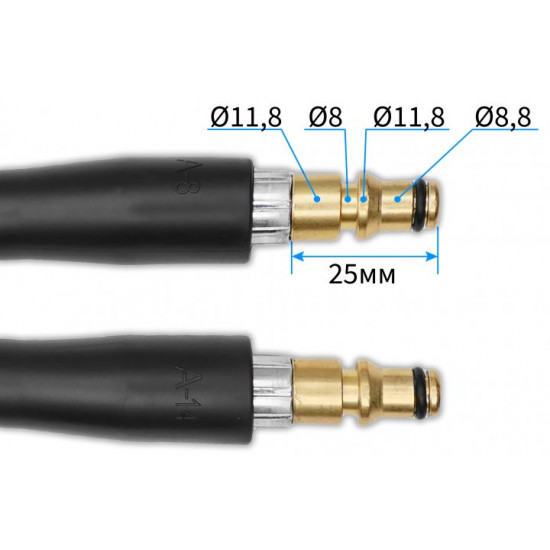 Шланг високого тиску RZTK H 200B/4-7/6M Шланг високого тиску RZTK H 200B/4-7/6M