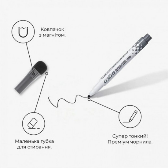 Маркер Gxin для магнитно-маркерных досок ProPlans Маркер Gxin для магнитно-маркерных досок ProPlans