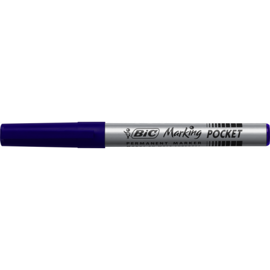 Маркер перманентний Bic Fine 1.1 мм синій (bc8209012) Маркер перманентний Bic Fine 1.1 мм синій (bc8209012)