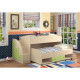 Двоярусне ліжко KidsBunkBed K-061 венге світлий зелена вода 243х94х115 см Двоярусне ліжко KidsBunkBed K-061 венге світлий зелена вода 243х94х115 см