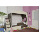 Двоярусне ліжко KidsBunkBed K-048 венге темний венге світлий 864х1790х2468 мм Двоярусне ліжко KidsBunkBed K-048 венге темний венге світлий 864х1790х2468 мм