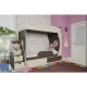 Двоярусне ліжко KidsBunkBed K-048 венге темний венге світлий 864х1790х2468 мм Двоярусне ліжко KidsBunkBed K-048 венге темний венге світлий 864х1790х2468 мм