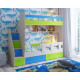 Двоярусне ліжко KidsBunkBed K-022 дуб сонома білий 2332х832х2016 мм Двоярусне ліжко KidsBunkBed K-022 дуб сонома білий 2332х832х2016 мм