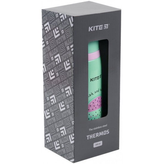 Термос Kite Fresh 350 мл Бірюзовий (K21-305-03) Термос Kite Fresh 350 мл Бірюзовий (K21-305-03)