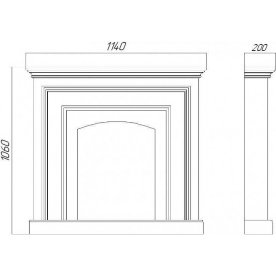 Декоративный фальш-камин Aristocrat Decor FN004 Декоративный фальш-камин Aristocrat Decor FN004