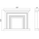 Декоративный портал для камина (фальш-камин) Aristocrat Decor FN007 Декоративный портал для камина (фальш-камин) Aristocrat Decor FN007