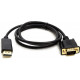 Кабель PowerPlant DisplayPort (M) - VGA (M) 1 м Чорний (CA911882) Кабель PowerPlant DisplayPort (M) - VGA (M) 1 м Чорний (CA911882)