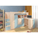 Низьке ліжко-горище KidsBunkBed K-009 дуб молочний блакит 2342х842(+800)х1430 мм Низьке ліжко-горище KidsBunkBed K-009 дуб молочний блакит 2342х842(+800)х1430 мм