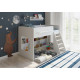 Низкая кровать-чердак KidsBunkBed K-034 белый цвет 1642 × 1255 × 1128 мм Низкая кровать-чердак KidsBunkBed K-034 белый цвет 1642 × 1255 × 1128 мм